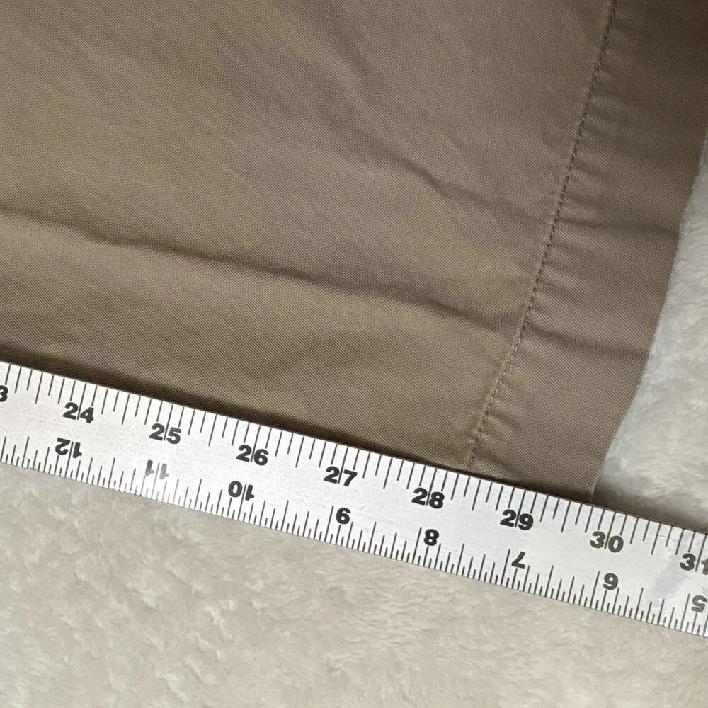 Banana Republic Mens Khaki Chino Pants Classic Fit Cotton Dawson Fit Relaxed